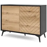 masseno DIAMANTE 104 x 77 x 39 cm Schwarz