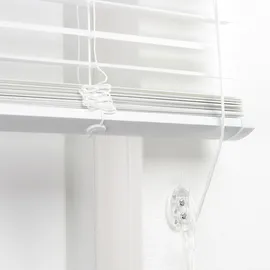 LIEDECO PVC-Jalousie Lamellen 25mm (50x220cm) weiß weiß