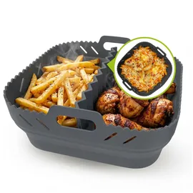 GOURMETmaxx Silikonform 21,2x21,2x8 cm grau