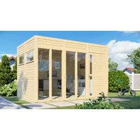 BERTILO Gartenhaus BERTILO "Cubus 3 Office, in verschiedenen Farben",