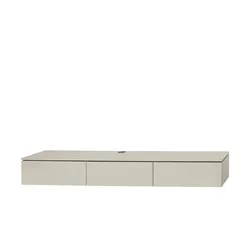 uno TV-Element  Stuttgart , grau , Maße (cm): B: 180 H: 26 T: 40.0