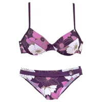 LASCANA Bügel-Bikini Damen Lila 38 Cup F