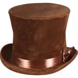 Thetru Brauner Zylinder mit Schleife Herren 59-60