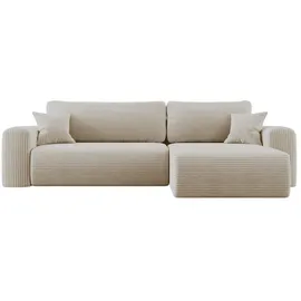 kaiser möbel Ecksofa Stoff Poso 2-Sitzer Beige