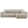 kaiser möbel Ecksofa Stoff Poso 2-Sitzer Beige