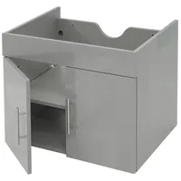 Mendler Waschbeckenunterschrank HWC-D16, Waschtischunterschrank Waschtisch Unterschrank Badmöbel, FSC® hochglanz