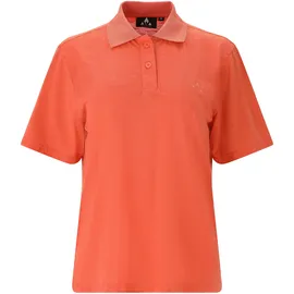 Whistler Vale Langarm-Poloshirt Blau/Orange 46