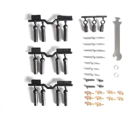 TAMIYA 54539, Spannschloss, Schwarz, Gold, Metallisch