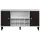 VCM Evolution Sideboard 136 x 70 x 36 cm Weiß/Dunkelbraun