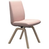 Stressless® Polsterstuhl Laurel, Low Back, Größe L, mit schräggestellten Beinen in Walnuss rosa