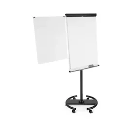 Bi-Office Mobiles Flipchart 70x100cm mobil umwandelbar Schwarz