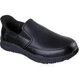 SKECHERS Herren Nampa Broxtin Slip-InTurnschuhe, Black Leather/Synthetic, 47.5 EU