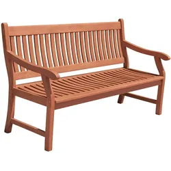 3-Sitzer Bank Gartenbank Parkbank Sitzbank Holzbank Garten Eukalyptus Holz