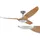 CasaFan Eco Talos BN-EN 135 Deckenventilator chrom/eiche
