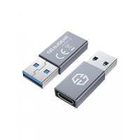 GRAUGEAR G-AD-CTA-10G, USB-A, USB-C Silber