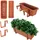 Kadax Blumenkasten 50 x 11,5 x 14,5 cm Ziegelrot