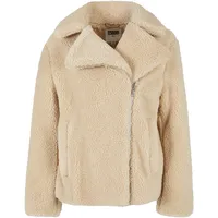 URBAN CLASSICS Sherpa Biker Jacke Union Beige 3XL
