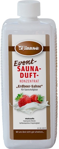 Finnsa Sauna Event Duftkonzentrat - Erdbeer-Sahne 1L