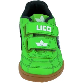 LICO Bernie V Hallenschuhe, Grün Marine Weiß, 32 EU
