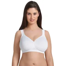 Rosa Faia BH Twin, T-Shirt ohne Bügel, seidenweiche doppellagige Microfaser Weiß