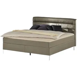 Möbel Kraft Boxspringbett 188 x 122 cm Grau