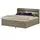 Möbel Kraft Boxspringbett 188 x 122 cm Grau