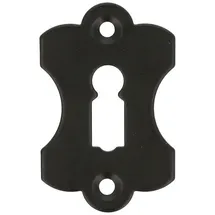 MS Beschläge Schlossrosette Türrosette Schwarz