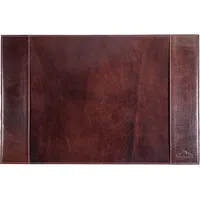 Alpenleder Schreibtischunterlage - JURA (Handgefertigt) - Nachhaltiges Bio-Leder aus regionaler Landwirtschaft | Schreibtischunterlage leder, Dokumentenfach *Fair Produziert* (68 x 45cm, Marronato)