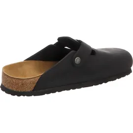 Birkenstock Boston Nubukleder geölt schwarz 46