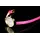 Excellanc Damenuhr rosa Kunstlederband Analog Quartzwerk goldfarbene Ziffern