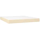 vidaXL Taschenfederkernmatratze Creme 160 x 200 cm H2