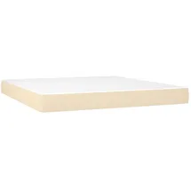 vidaXL Taschenfederkernmatratze Creme 160 x 200 cm H2