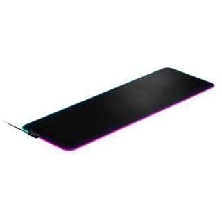 SteelSeries QcK Prism Cloth XL - Gaming Mauspad – 2 Zonen RGB-Beleuchtung – Größe XL (900mm x 300mm x 2mm)