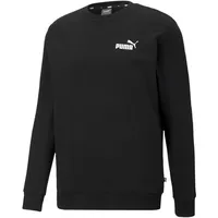 Puma Herren Pullover ESS Small Logo Crew Schwarz, M