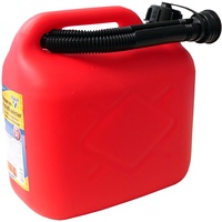 CARTREND 2910164 Kraftstoffkanister, PVC, UN-Zulassung, Rot, 5 Liter