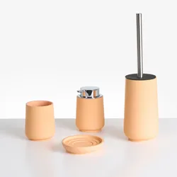 Badaccessoires Set 4-teilig SUCHES Orange