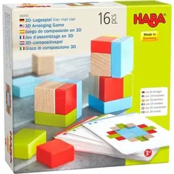 HABA 305455 3D - Legespiel Vier mal vier