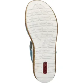Rieker Klassische Sandalen Damen Blau 42