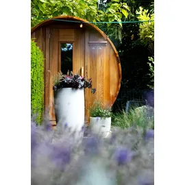 8 seasons DESIGN Beleuchteter Pflanztopf Shining Curvy Pot XL (Solar)