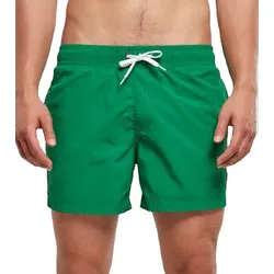 DEF MERCH Herren Bade-Shorts Sommer-Shorts mit Taschen und Innenslip Bademode BY050 Grün - L