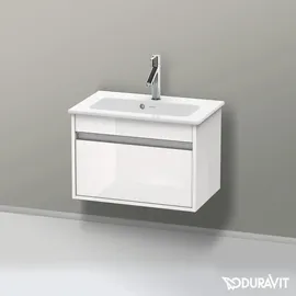 Duravit Waschtischunterschrank 1 Auszug 60 x 41 x 38,5 cm Weiß Hochglanz