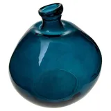 Atmosphera Créateur d'intérieur Vase Dame Jeanne" - recyceltes Glas - sturmblau d 33 cm