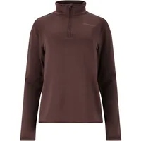 Endurance Damen Vironic Waffle Melange Loose Fit Midlayer rot