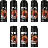 Axe Bodyspray Moschus Deo 8x 150ml Deospray Deodorant Männerdeo ohne Aluminium Herren Männer Men