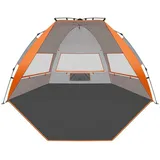 LuxusKollektion Strandmuschel Strandmuschel UV Schutz Strandzelt Pop Up 4 Orange XL Verbessert