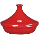 Emile Henry Tajine 32 cm rot