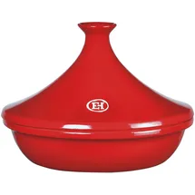 Emile Henry Tajine 32 cm rot