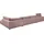 Musterring Wohnlandschaft U-Form Rosa