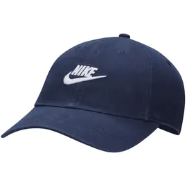 Nike Club Unstructured Futura Wash Cap 410 midnight navy/white M/L