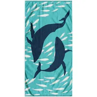 DecoKing Strandtuch groß 90x180 cm Baumwolle Frottee Velours Badetuch